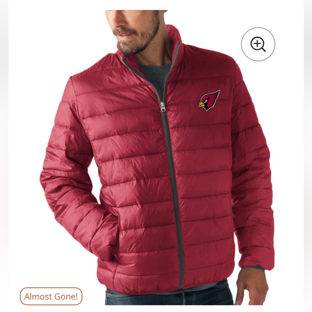 G-Ill Sports by Carl Banks Arizona Cardinals Jacket men red XL puffer